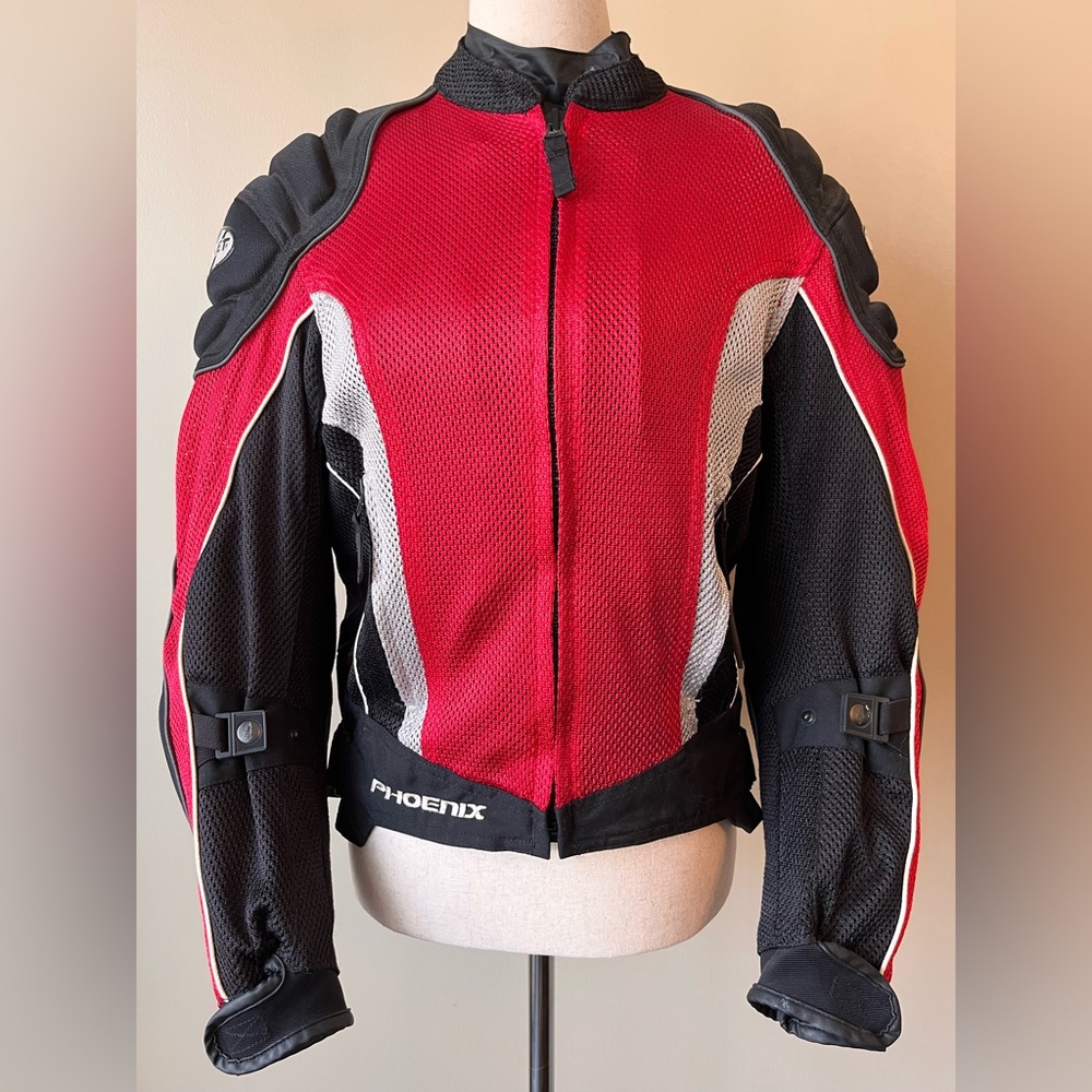 Joe Rocket Red and Black Motorcycle Jacket